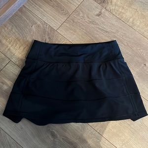 Lululemon Pace Rival Mid-Rise Skirt Black